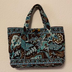 Vera Bradley Three Mini Bags Elegant Floral Brown